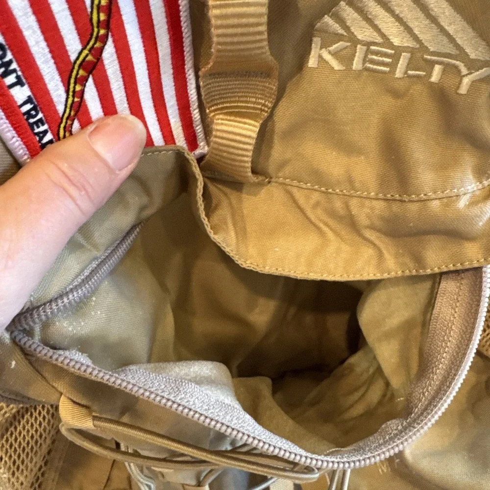 Kelty MAP 3500 Amron‎ Military Outdoors Hike Backpack Tan Khaki With Waist Belt